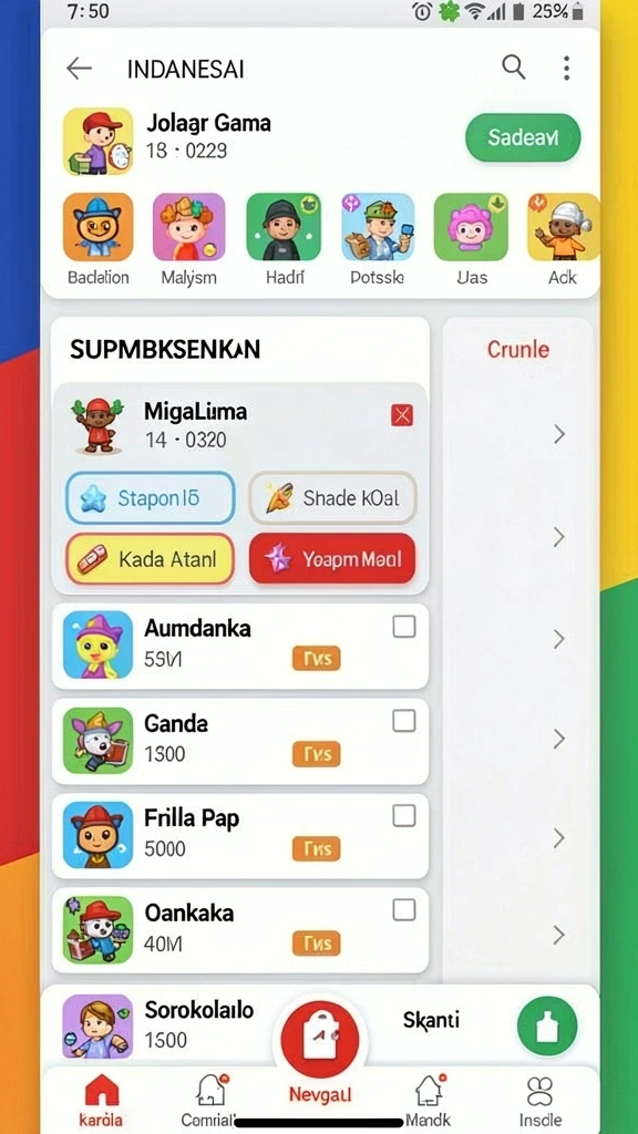 Screenshot 77lucks nomor 1